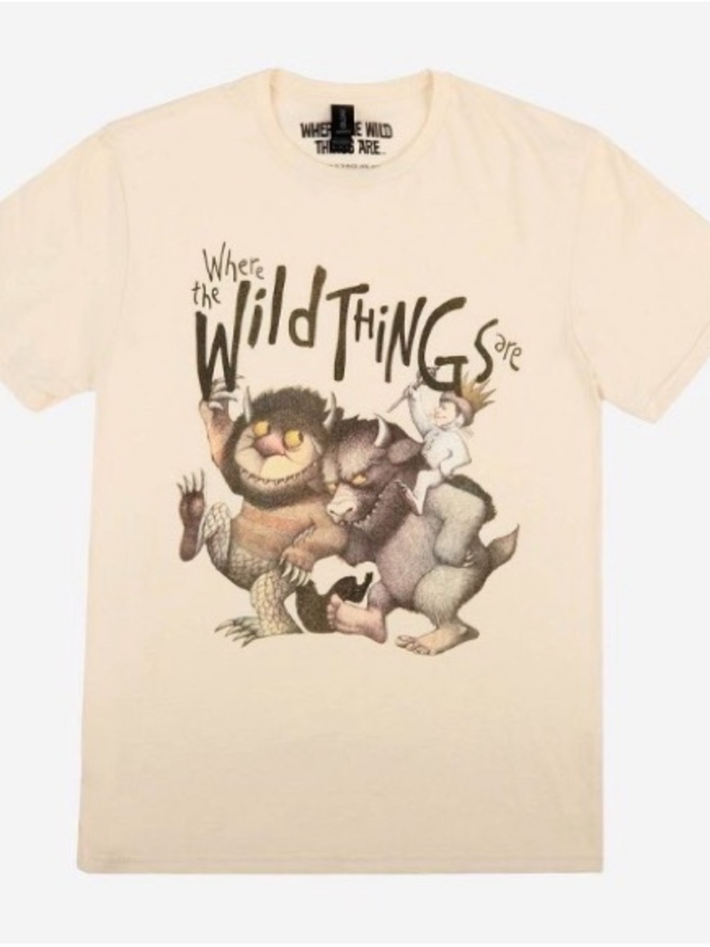 Where the Wild Things Are Cream Graphic Tee